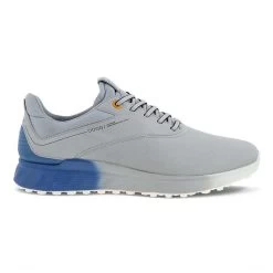 ECCO Gents Golf S-Three GORE-TEX Shoes Concrete Retro Blue