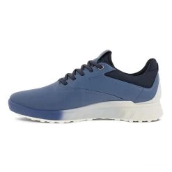 ECCO Gents Golf S-Three GORE-TEX Shoes Retro Blue - White Marine -ECCO Footwear Oasis P 102944ECCOSHOESRETROBLUEWHITEMARINE60614GENTS 2 L
