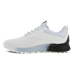 ECCO Gents Golf S-Three GORE-TEX Shoes White - Black -ECCO Footwear Oasis P 102944ECCOSHOESWHITEBLACK60613GENTS 2 L