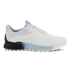 ECCO Gents Golf S-Three GORE-TEX Shoes White - Black