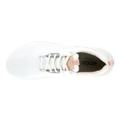 ECCO Ladies Golf Biom H4 Shoes White - Silver - Pink -ECCO Footwear Oasis P 108203ECCOSHOESWHITESILVERPINK59044LADIES 3 L