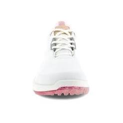 ECCO Ladies Golf Biom H4 Shoes White - Silver - Pink -ECCO Footwear Oasis P 108203ECCOSHOESWHITESILVERPINK59044LADIES 4 L