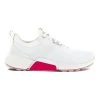 ECCO Ladies Golf Biom H4 Shoes White - Silver - Pink -ECCO Footwear Oasis P 108203ECCOSHOESWHITESILVERPINK59044LADIES L