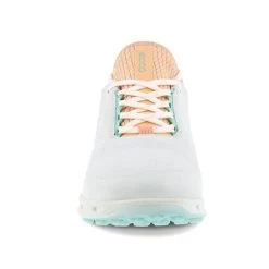 ECCO Ladies Golf Cool Pro Shoes White Peach Nectar -ECCO Footwear Oasis P 125123ECCOSHOESWHITEPEACHNECTAR60261LADIES 4 L