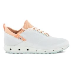 ECCO Ladies Golf Cool Pro Shoes White Peach Nectar