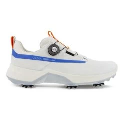 ECCO Gents Golf Biom G5 GORE-TEX BOA® Fit Shoes White - Regatta Blue